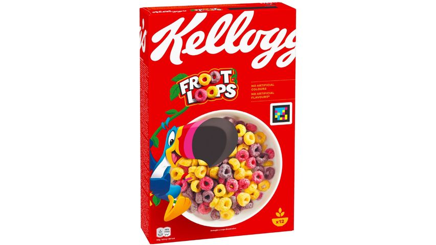 Kellogg's Unicorn Froot Loops Mixed Cereal Fruit Flavoured Loops 375 g