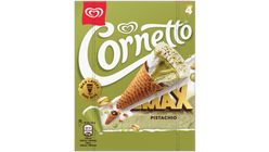 Cornetto Max Multipack Pistachio Cone 4x90ml