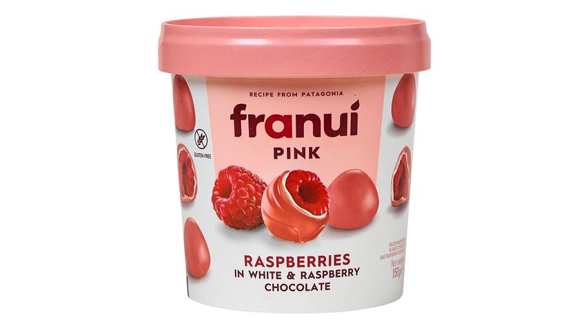 Franuí Raspberry White & Raspberry Chocolate 150 g