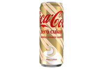 Coca-Cola Zero Sugar Cola and Creamy Vanilla Flavoured Energy-Free Carbonated Soft Drink 330 ml