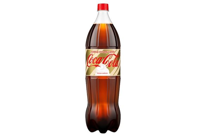 Coca-Cola Cola and Creamy Vanilla Flavoured Carbonated Soft Drink 1,75 l