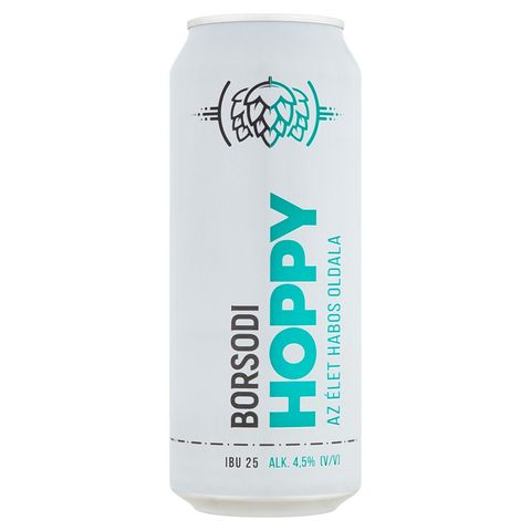 Borsodi Hoppy Lager Beer 4,5% 0,5 l