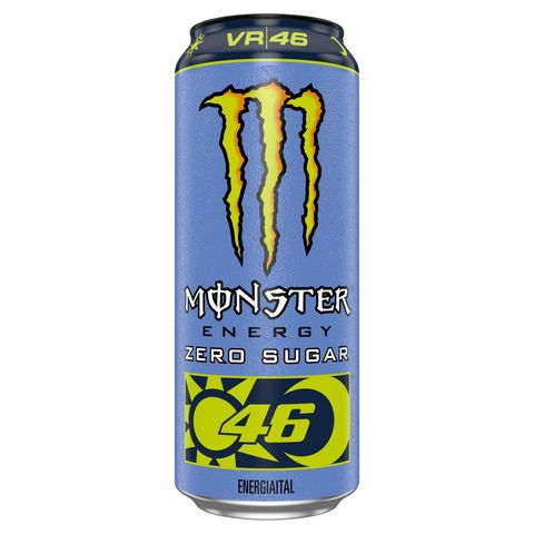 Monster Energy Valentino Rossi Zero Sugar Carbonated Citrus-Flavoured Energy Drink 500 ml