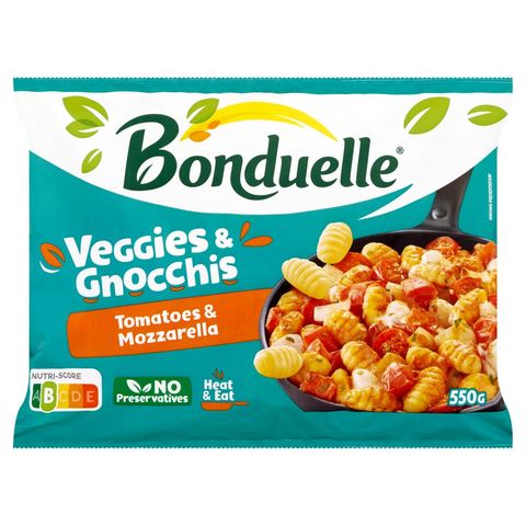 Bonduelle Frozen Cooked Vegetable Mix with Gnocchi and Cheese 550 g