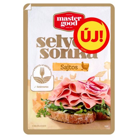 Master Good Sliced Silk Ham with Cheese 100 g