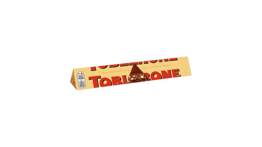 Toblerone Milk Chocolate with Honey and Almond Nougat 100 g
