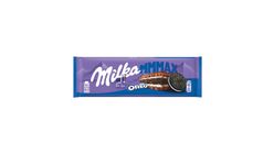 Milka Mmmax Oreo Alpine Milk Chocolate with Vanilla-Flavored Milk Cream Filling and Biscuit 300 g