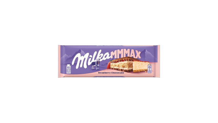 Milka Strawberry Cheesecake Alpine Milk Chocolate 300 g
