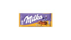 Milka Alpine Milk Chocolate with Caramel Filling 100 g