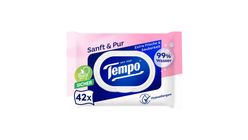 Tempo Sanft & Pur Feuchte Toilettentücher 42 Blatt